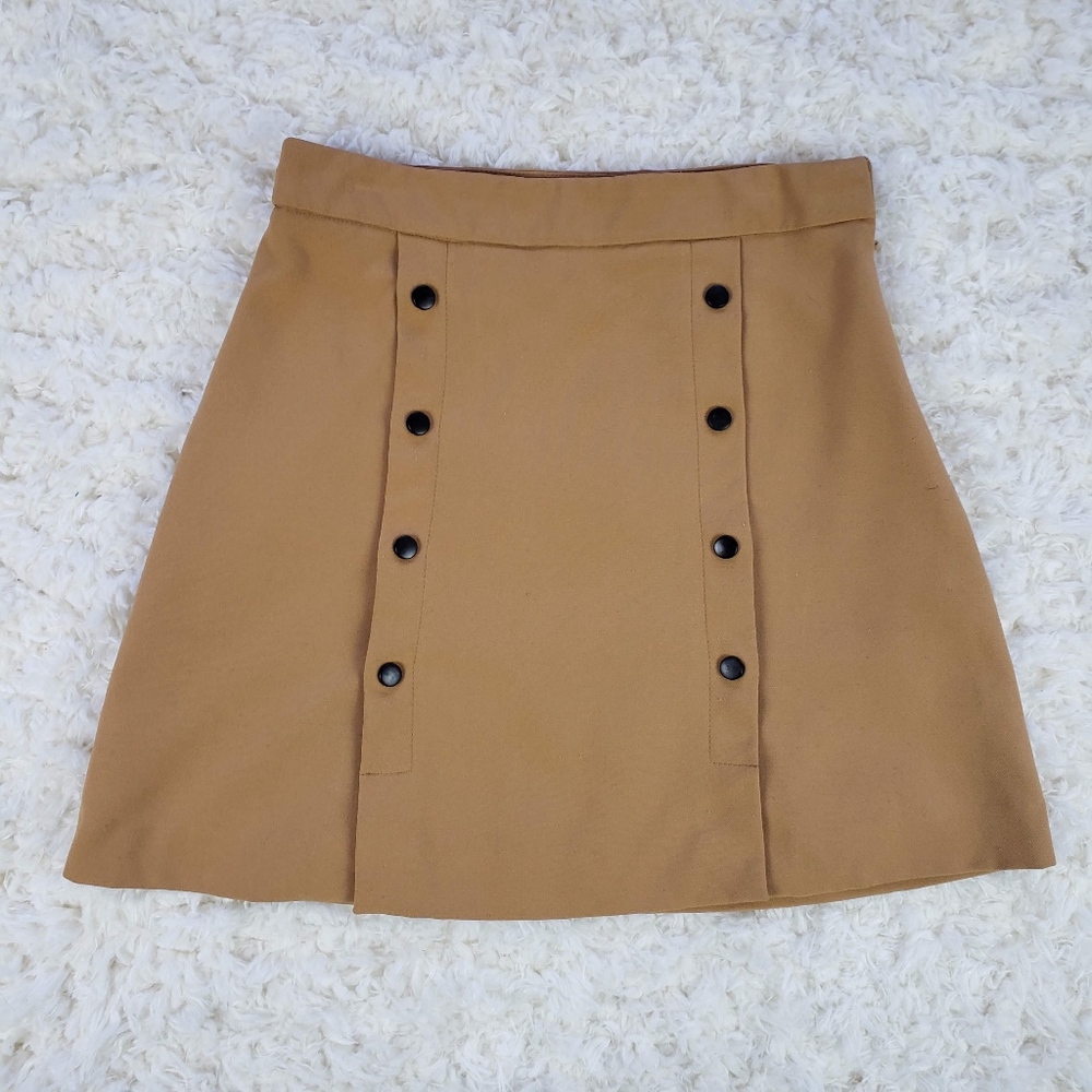 Forever 21 Contemp double breasted accent Skirt, S